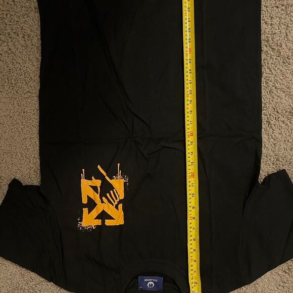 Cyclingage off white T shirt size large black round neck short sleeve superbboy - Picture 5 of 10